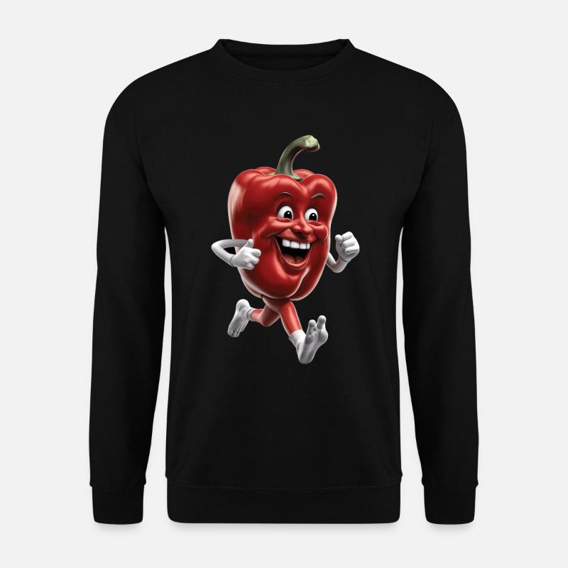 Paprika Geschenk - Unisex Pullover - Schwarz