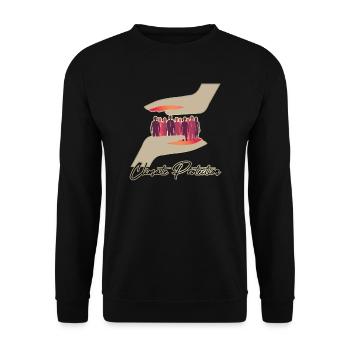 Climate Protection - Unisex Sweatshirt - black - Front - Alina (178cm) & Michal (187cm)