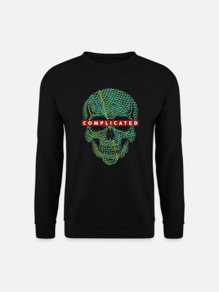 COMPLICATED SKULL - Unisex Pullover - Schwarz