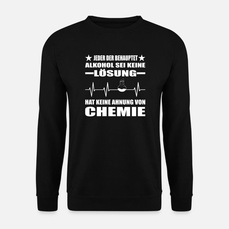 Chemie - Unisex Pullover - Schwarz
