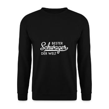 bester schwager - Unisex Pullover - Schwarz - Vorne - Alina (178cm) & Michal (187cm)