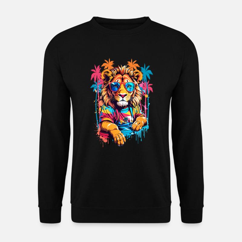Cool Lion - Unisex Sweatshirt - black
