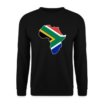 Afrique du Sud - Sweat-shirt Unisexe - noir - Devant - Alina (178cm) & Michal (187cm)