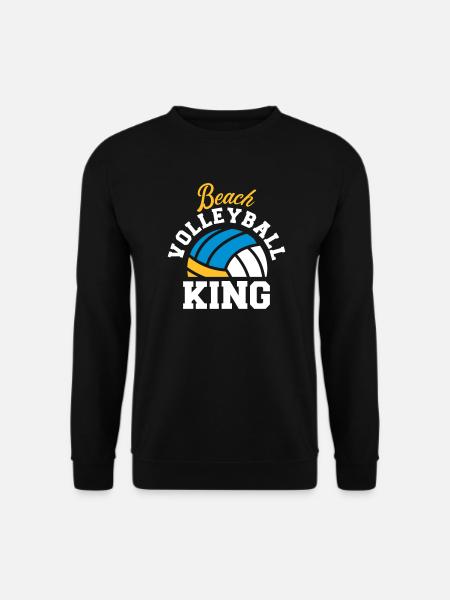 Beachvolleyball - Unisex Pullover - Schwarz