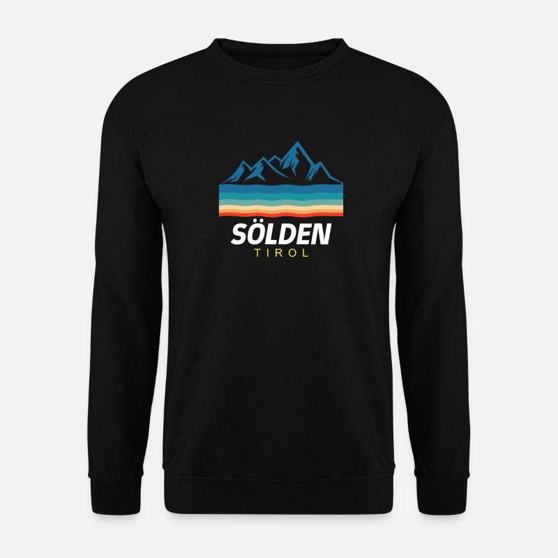Sölden Tirol Ski Skiing Gift - Unisex Sweatshirt - black