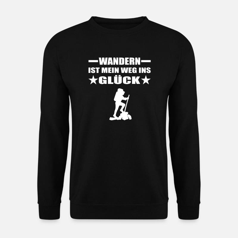 Wandern - Unisex Pullover - Schwarz