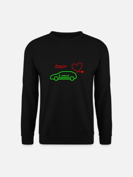 Enjoy e-drive - Elektromobilität - Elektroautos - Unisex Pullover - Schwarz