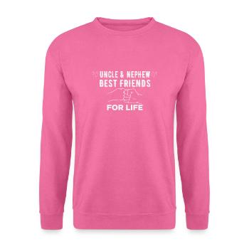 Oncle & Nephew - Meilleurs amis pour la vie - Sweat-shirt Unisexe - rose - Devant