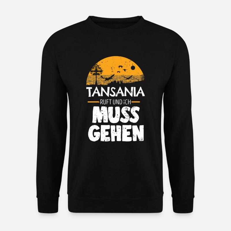 Tansania - Unisex Pullover - Schwarz