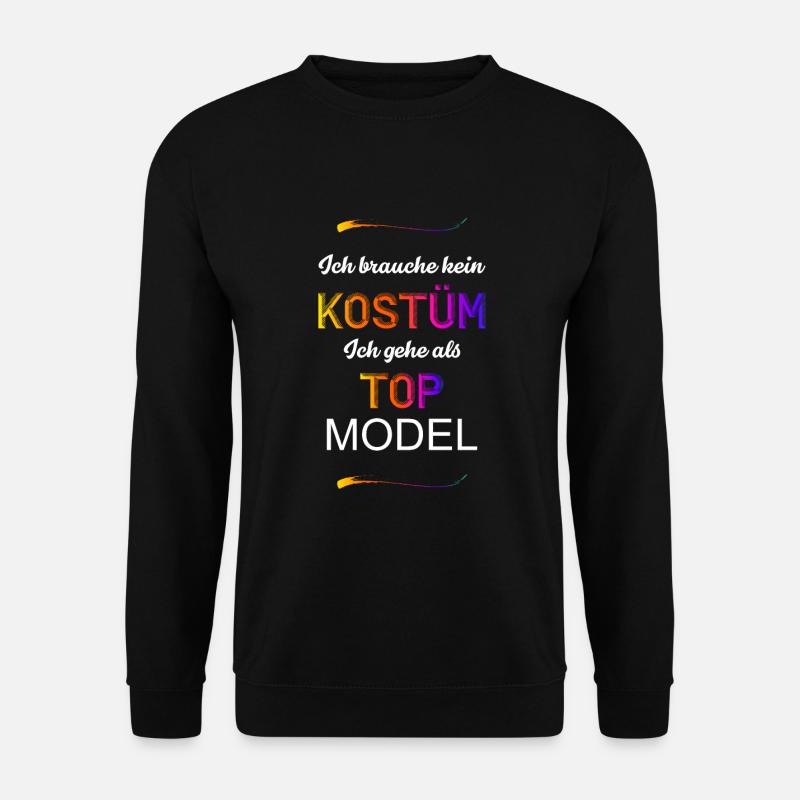 Topmodel - Unisex Pullover - Schwarz