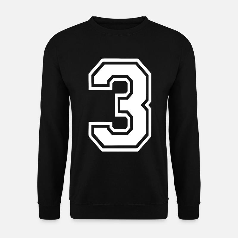 3 - Unisex Pullover - Schwarz