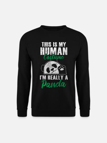 Panda Géant Panda Chine Mignon - Sweat-shirt Unisexe - noir
