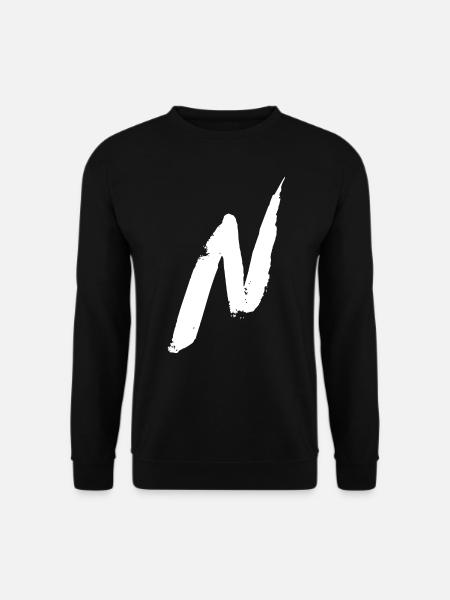 Trendy Cool Stylisch N Buchstabe - Unisex Pullover - Schwarz