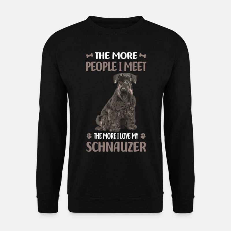 Schnauzer Hunderasse - Unisex Pullover - Schwarz