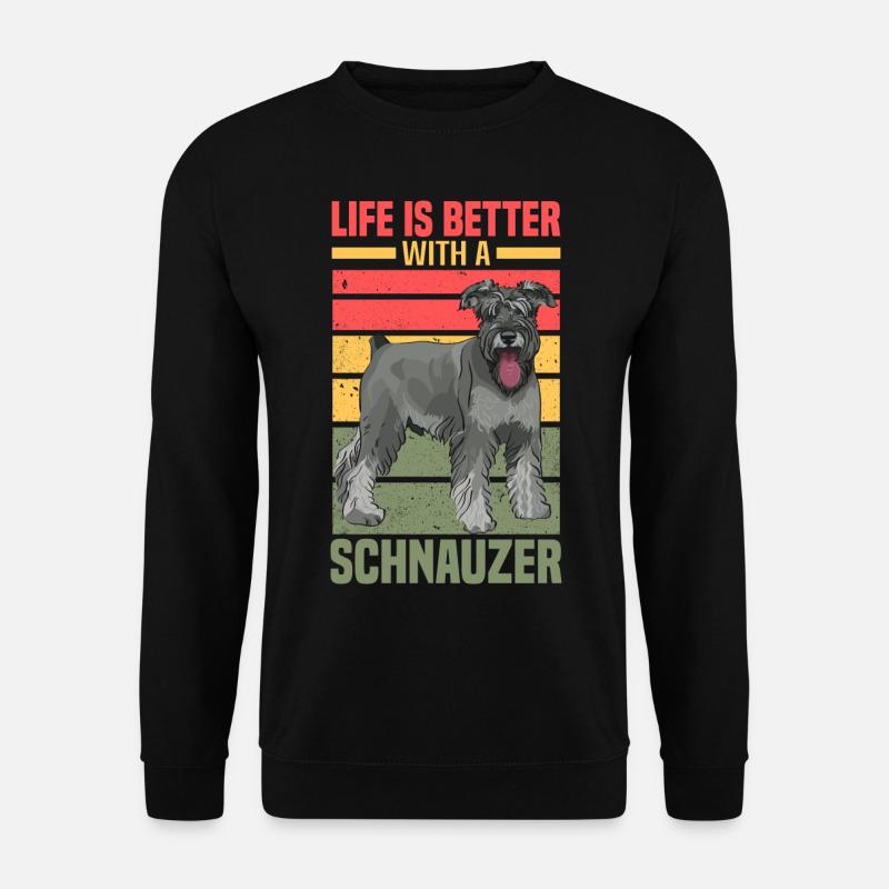 Schnauzer - Unisex Pullover - Schwarz