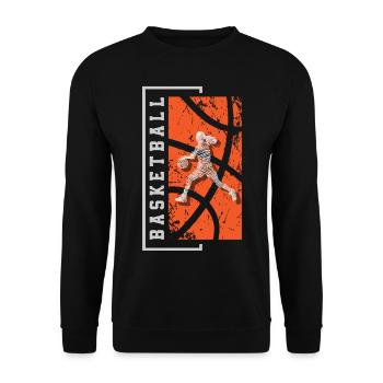 Basketteur Basketteur Femmes Filles - Sweat-shirt Unisexe - noir - Devant - Alina (178cm) & Michal (187cm)