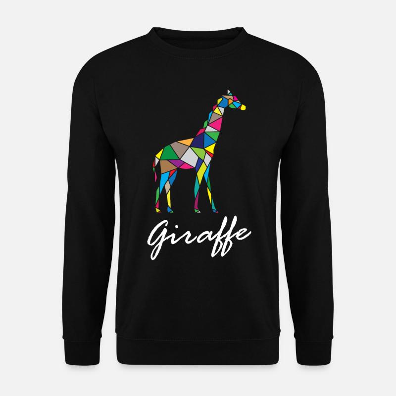 Origami Giraffe - Unisex Sweatshirt - black