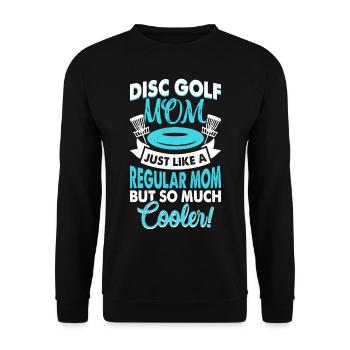 Discgolf Disc Golf - Unisex Sweatshirt - black - Front - Alina (178cm) & Michal (187cm)