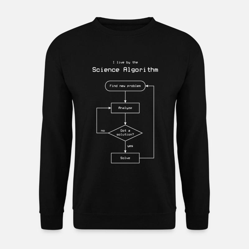 Science Algorithm - Unisex Pullover - Schwarz