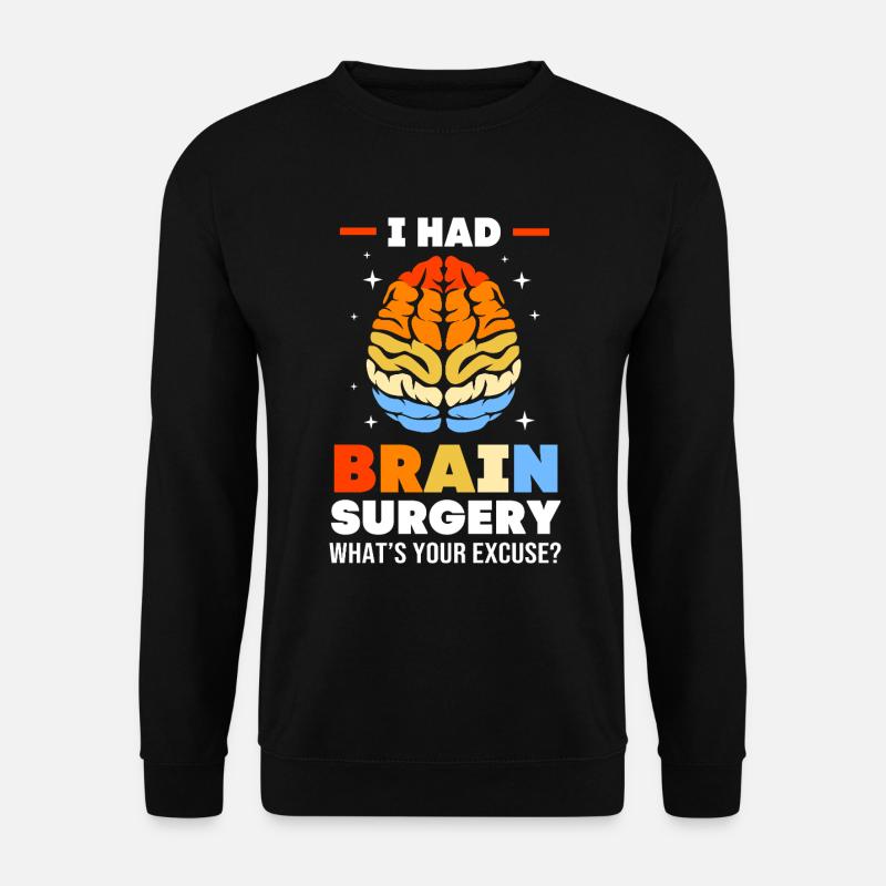Aneurysma Gehirn - Unisex Pullover - Schwarz