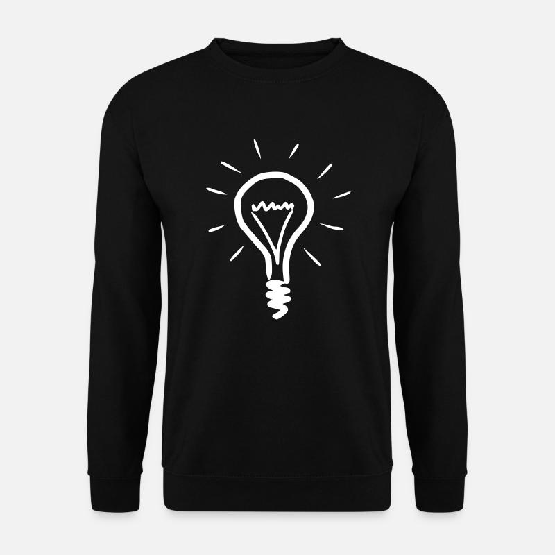 Light bulb - Unisex Sweatshirt - black