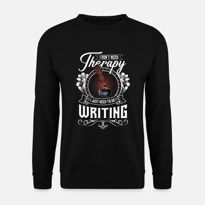 Writers Writing Library Reading - Unisex Sweatshirt - black