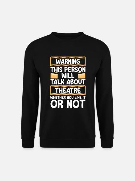 Actress Rehearsal Drama Club - Unisex Sweatshirt - black