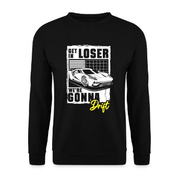 Tournevis transversal Motorsport Donut - Sweat-shirt Unisexe - noir - Devant - Alina (178cm) & Michal (187cm)