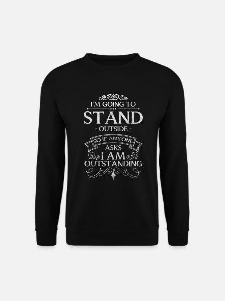 Partenaire idiot d’autodérision - Sweat-shirt Unisexe - noir