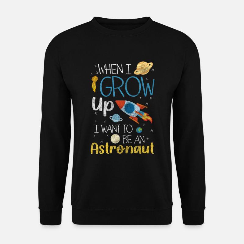 Space Stars Moon - Unisex Sweatshirt - black