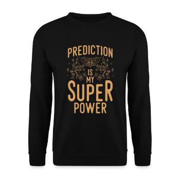 Crystal Ball Predictions Planets - Unisex Sweatshirt - black - Front - Alina (178cm) & Michal (187cm)