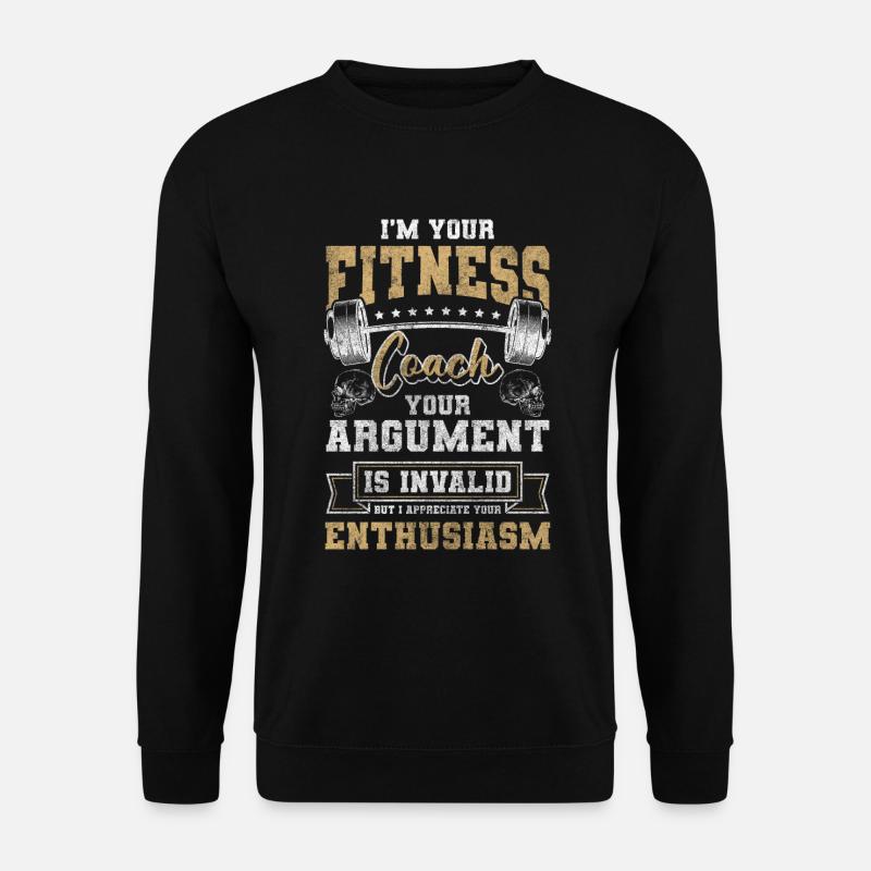 Fitness Workout Pumpen - Unisex Pullover - Schwarz