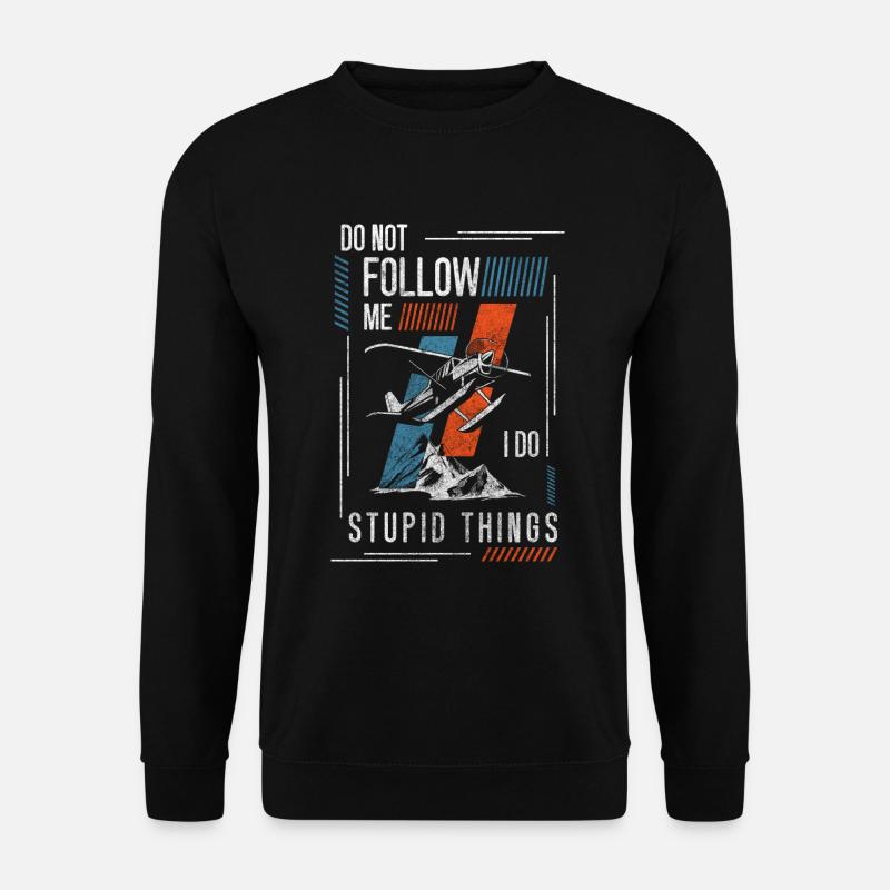 Skydive Luft Pilot - Unisex Pullover - Schwarz