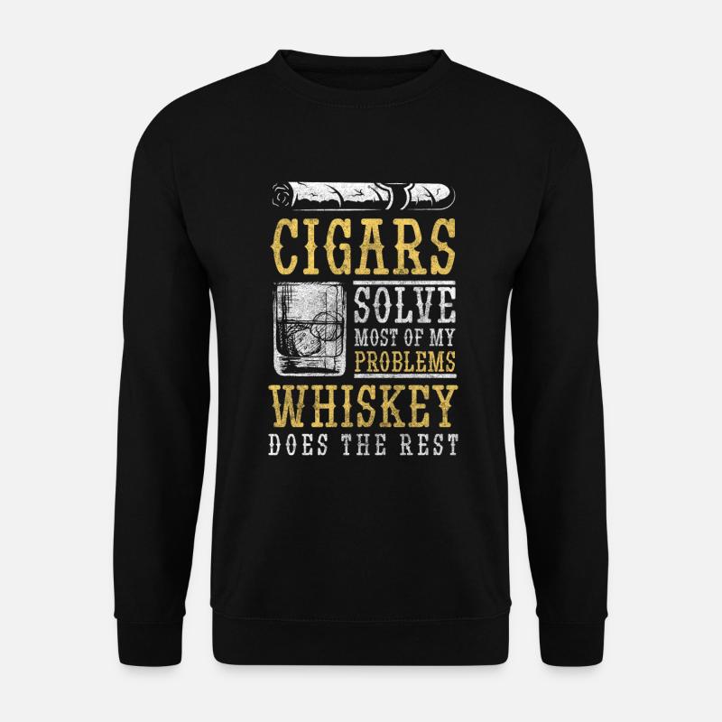 Whiskey Lifestyle Cubes - Unisex Sweatshirt - black