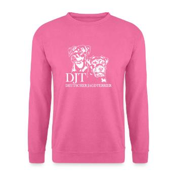 Chiens de chasse Terrier allemand Portrait Wilsigns - Sweat-shirt Unisexe - rose - Devant