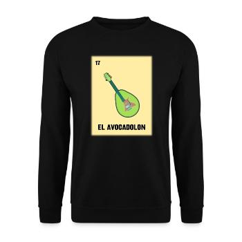 El Avocadolon Jeux de cartes de guitare mexicaine - Sweat-shirt Unisexe - noir - Devant - Alina (178cm) & Michal (187cm)