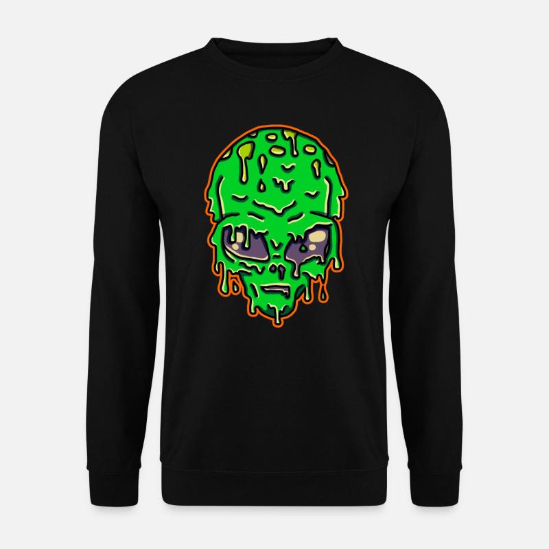 Alien Melting Trippy - Unisex Sweatshirt - black