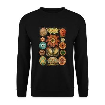 Ernst Haeckel - Ascidiae. Around 1900. - Unisex Sweatshirt - black - Front - Alina (178cm) & Michal (187cm)