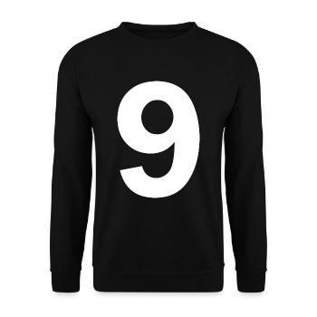 9 - Unisex Sweatshirt - black - Front - Alina (178cm) & Michal (187cm)
