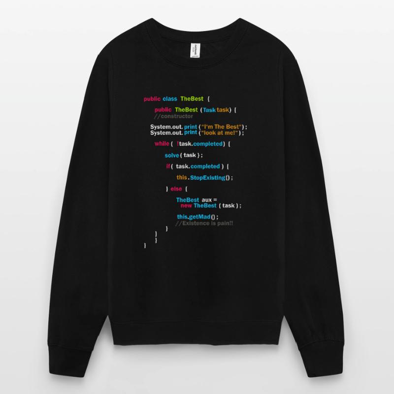 Program Code - The Best | Code Unisex Sweatshirt