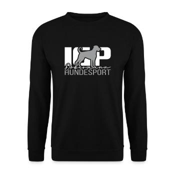 DOBERMANN IGP Dobi Hundesport Hunde Hund Wilsigns - Unisex Pullover - Schwarz - Vorne - Alina (178cm) & Michal (187cm)