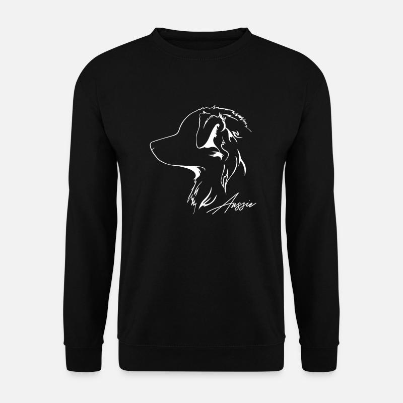 AUSSIE Australian Shepherd Hunde Hütehund Wilsigns - Unisex Pullover - Schwarz