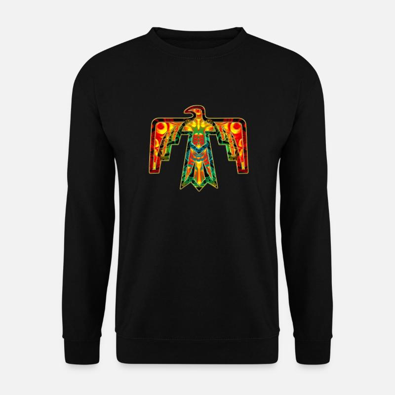 Sacred Thunderbird - symbol power & strength - Unisex Sweatshirt - black