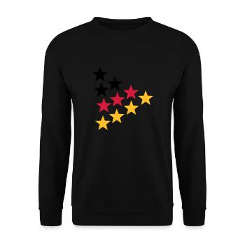 Germany - Unisex Pullover - Schwarz - Vorne - Alina (178cm) & Michal (187cm)