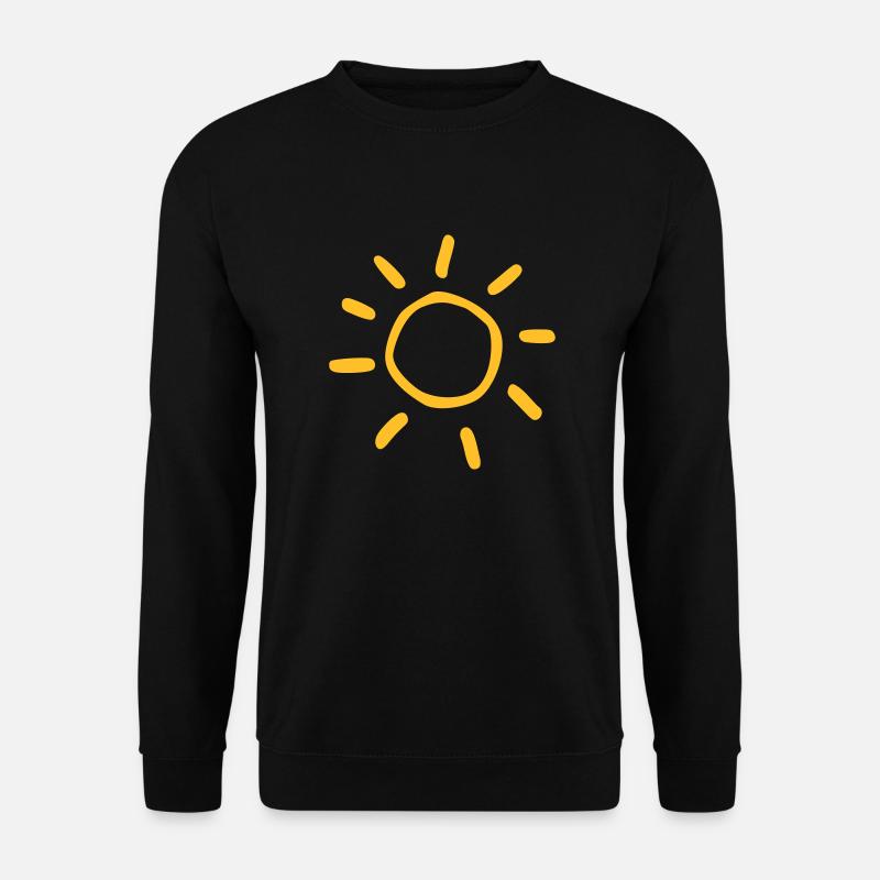 Sonne - Unisex Pullover - Schwarz