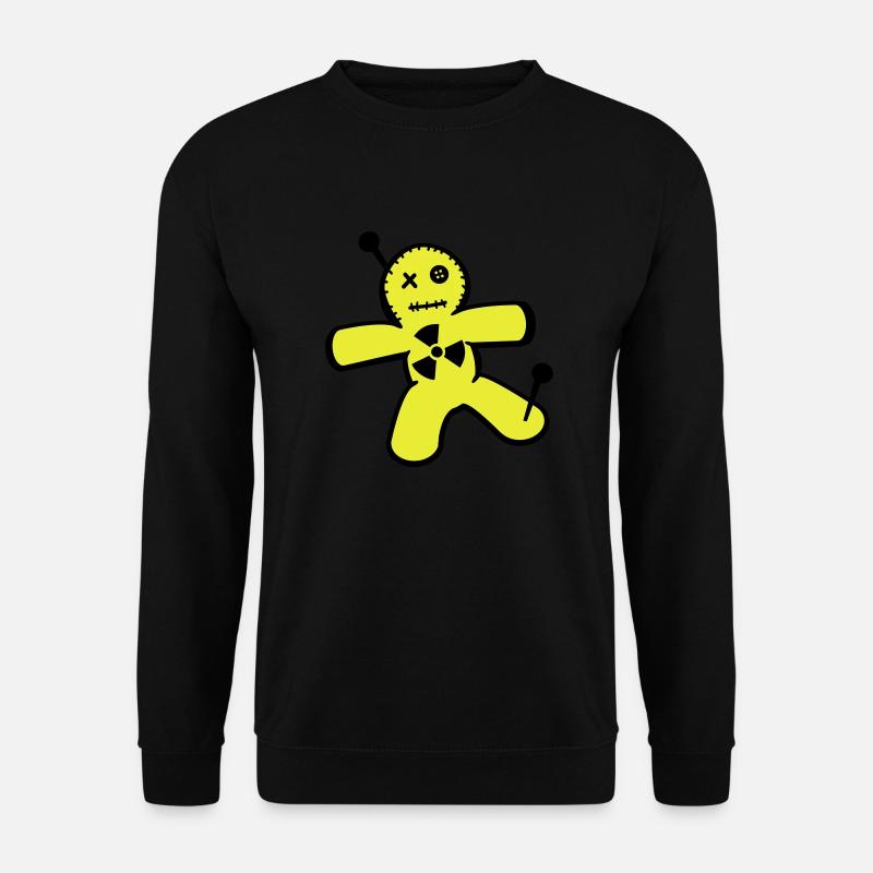 Voodoo doll against nuclear power - Unisex Sweatshirt - black