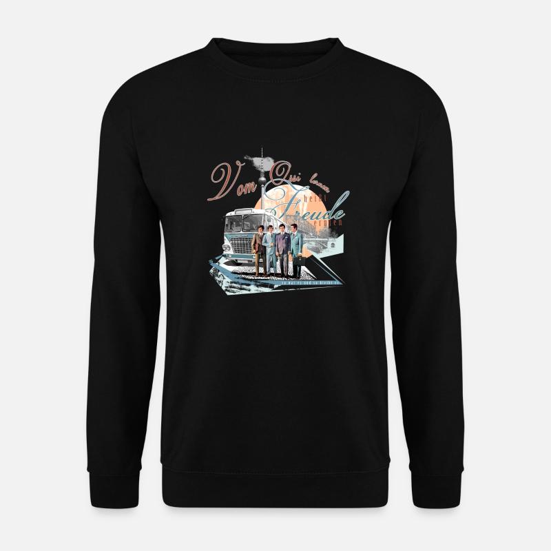 ikarus bus ddr ossi ost - Unisex Pullover - Schwarz