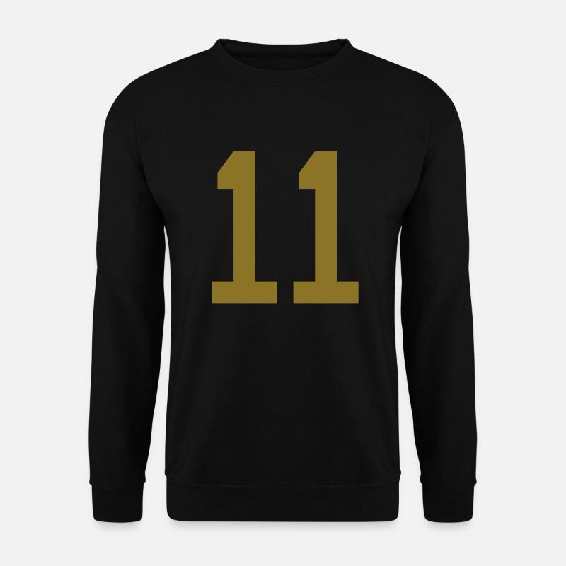 11 - Nummer - Unisex Pullover - Schwarz