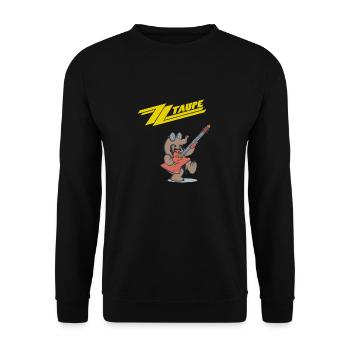 ZZ Taupe - Sweat-shirt Unisexe - noir - Devant - Alina (178cm) & Michal (187cm)