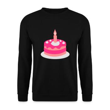 Cake - Unisex Sweatshirt - black - Front - Alina (178cm) & Michal (187cm)